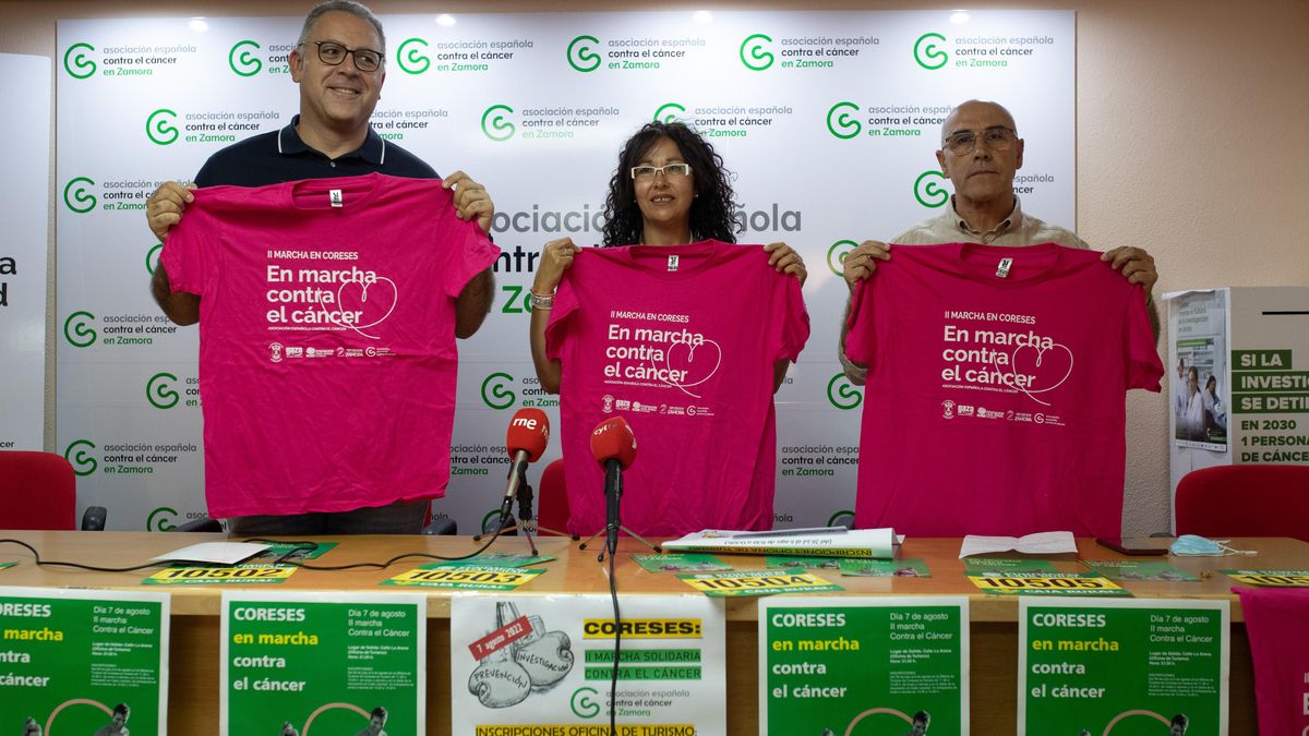 Presentación de la II Marcha Nocturna contra el Cáncer en Coreses