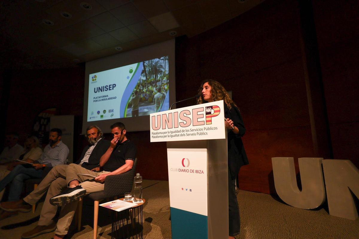 Protesta de Unisep en Ibiza Protesta de Unisep en Ibiza