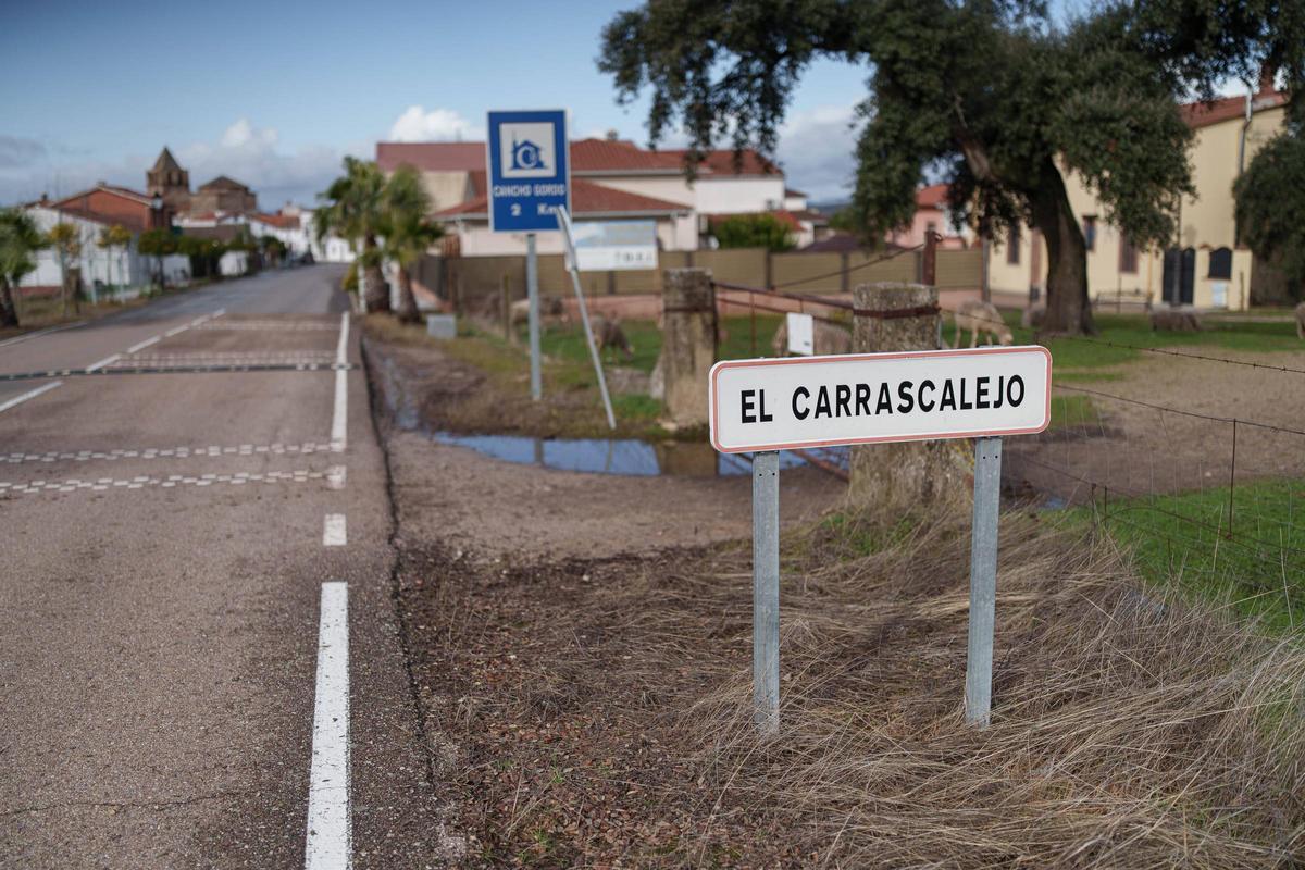 Elecciones autonómicas en El Carrascalejo, el pueblo con menos habitantes de Extremadura.