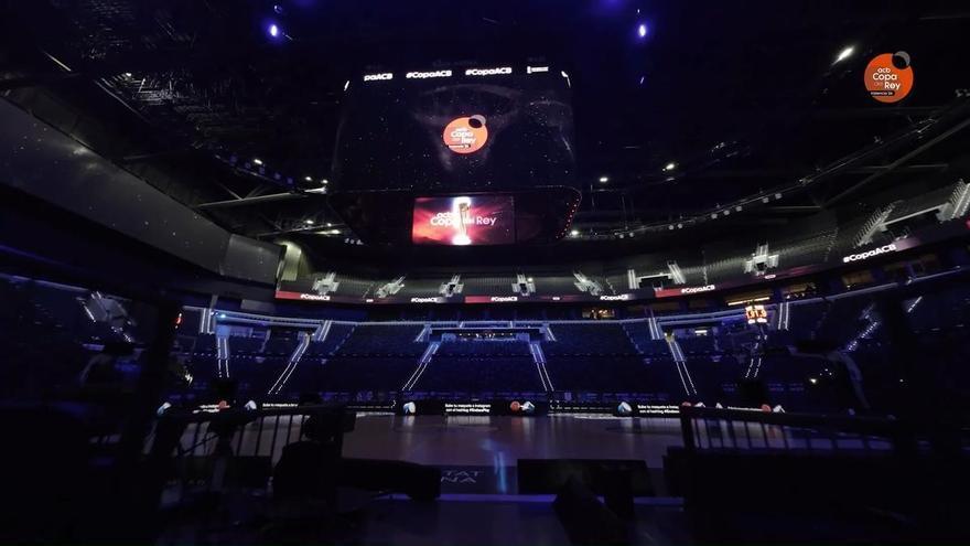 ¡Todo listo para que arranque la Copa del Rey 2026! El espectacular tour en dron por el Roig Arena