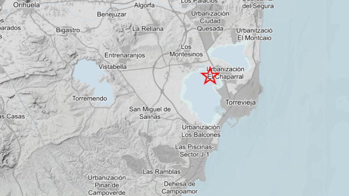 Terremoto en Torrevieja: registran un seísmo de magnitud 1,8 en la laguna salada