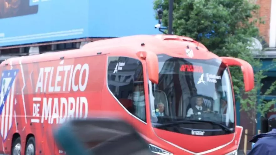 El Atlético de Madrid llega a Londres para disputar su partido contra el Arsenal