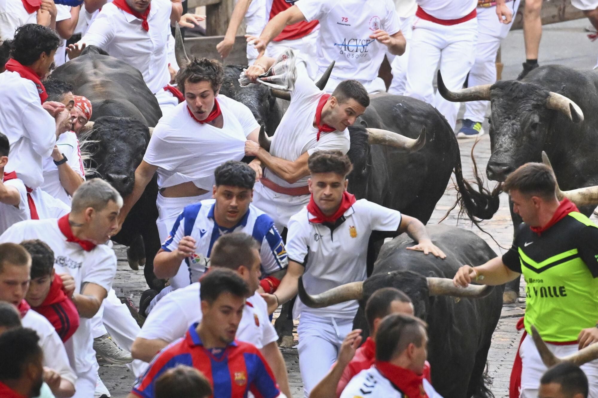El octavo encierro de los Sanfermines 2025.