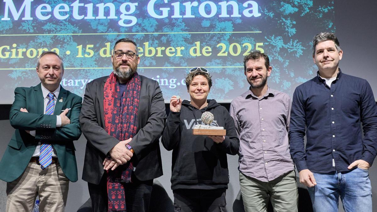 L'entrega del premi durant la jornada.