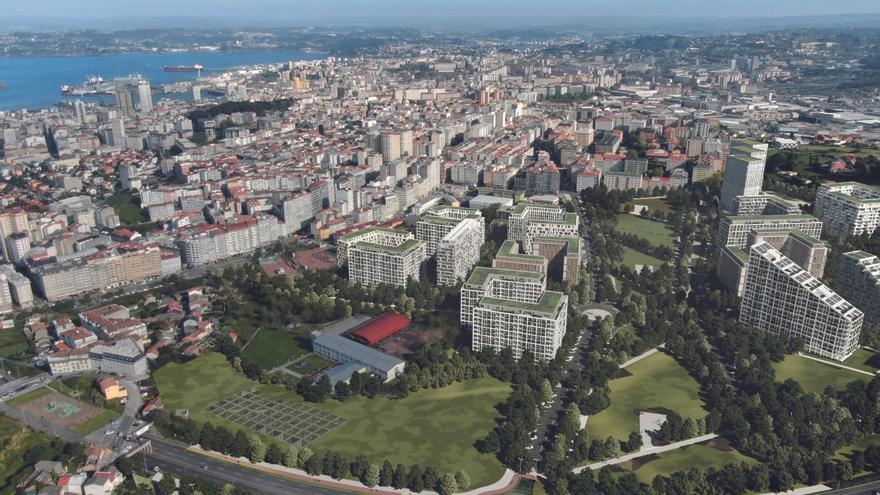 La urbanización de Visma triplicará la oferta de vivienda en A Coruña