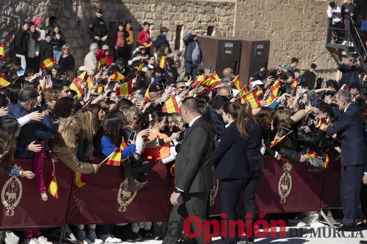 Visita de los reyes de España a Caravaca (explanada de la Basílica)