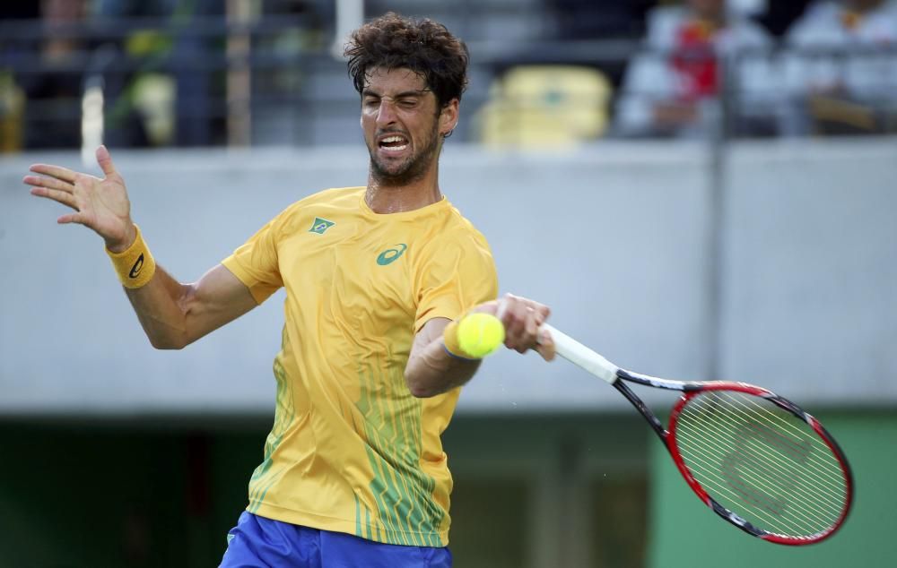 Imágenes del partido entre Nadal y Bellucci.