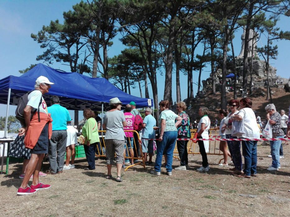 Sardiñada para celebrar la Virxe da Roca de Baiona