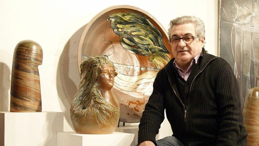 Joan Abras exposa la seva obra a la Bisbal