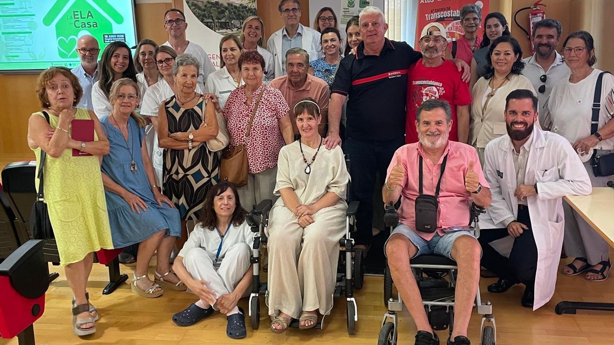 Participantes en la jornada de ELA del Hospital de Sant Joan