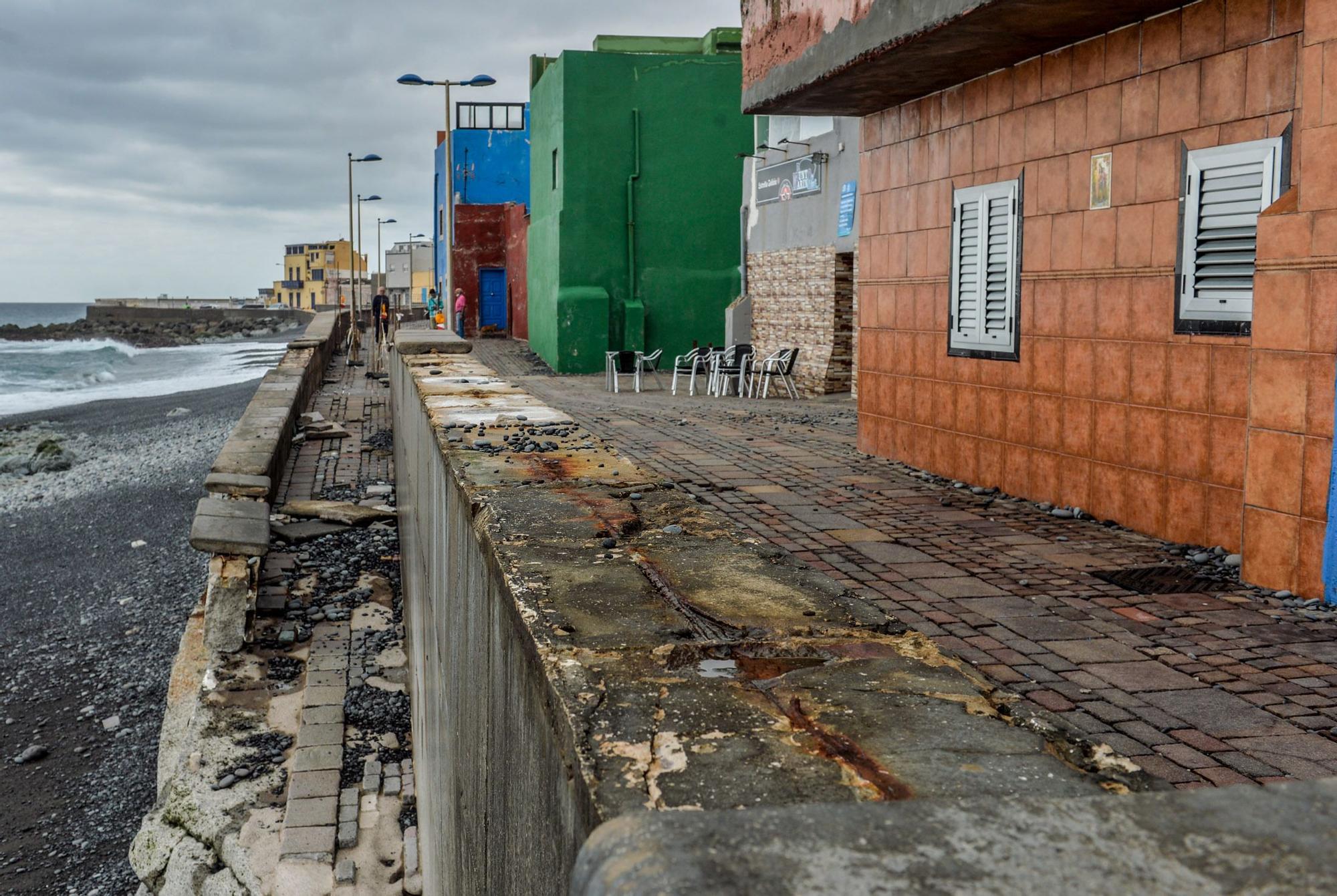 El barrio de San Cristóbal tras el temporal