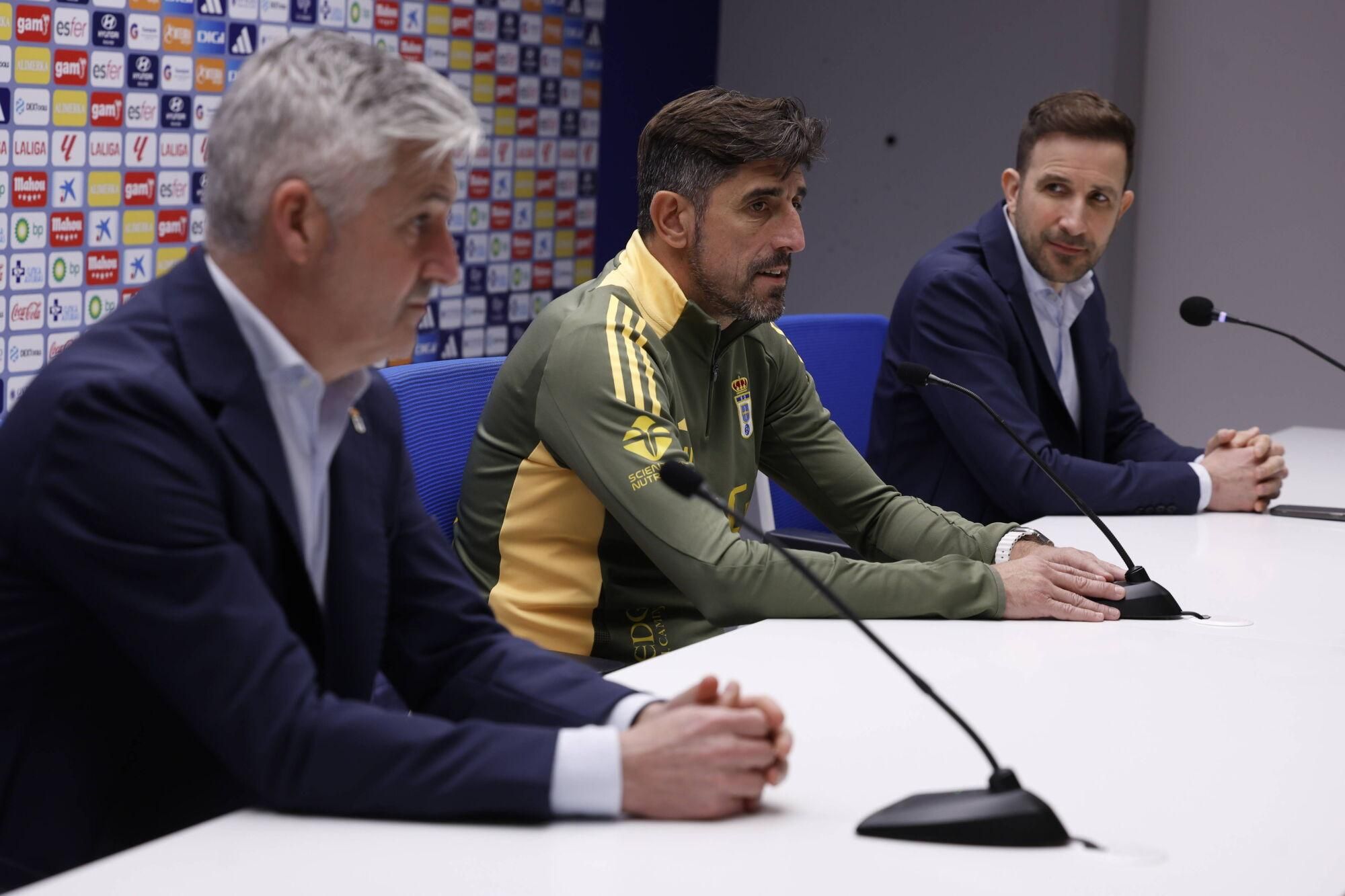 Primer entrenamiento de Paunovic en el Real Oviedo