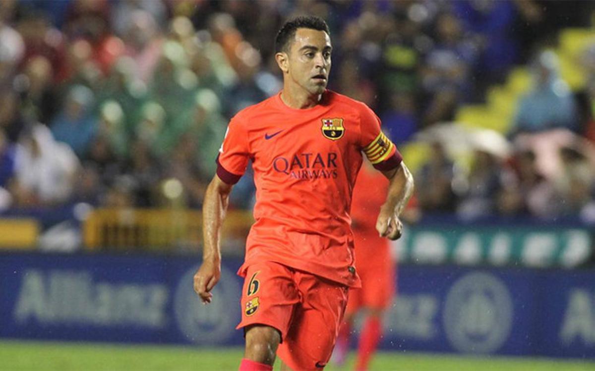 Xavi Hernández logra en Ipurúa los 750 partidos oficiales con el Barça Xavi Hernández logra en Ipurúa los 750 partidos oficiales con el Barça