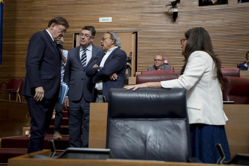 Segunda sesión del pleno de investidura de Puig