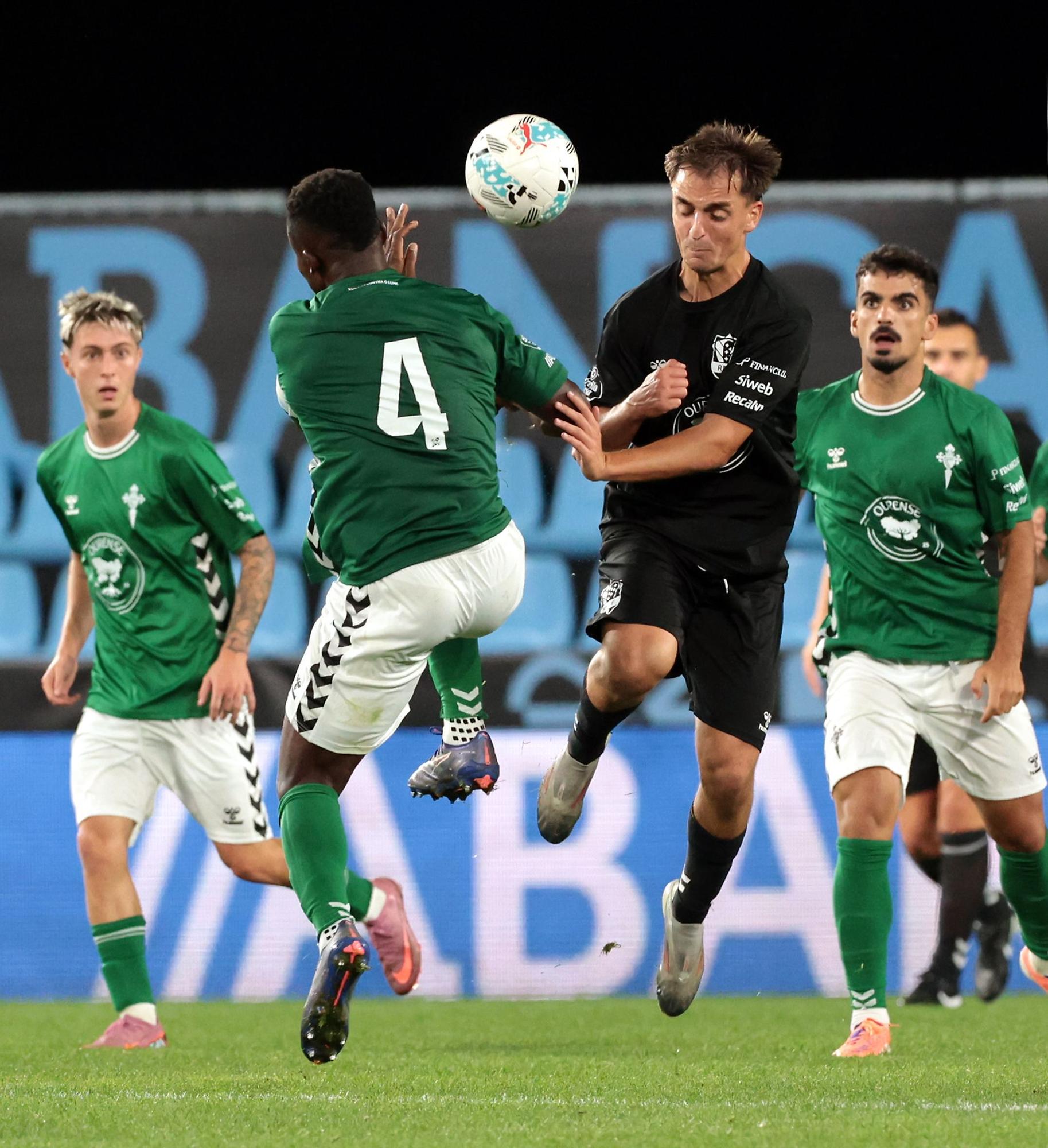 'Xuntos contra o lume': Celta - Selección de Ourense, en imágenes