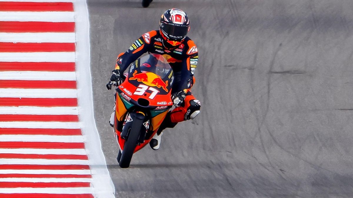 Pedro Acosta durante el fin de semana de GP en el circuito de las Américas. Pedro Acosta durante el fin de semana de GP en el circuito de las Américas.