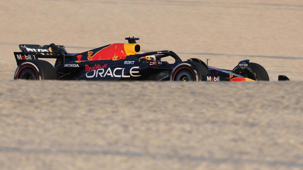 Max Verstappen, en el circuito de Losail.