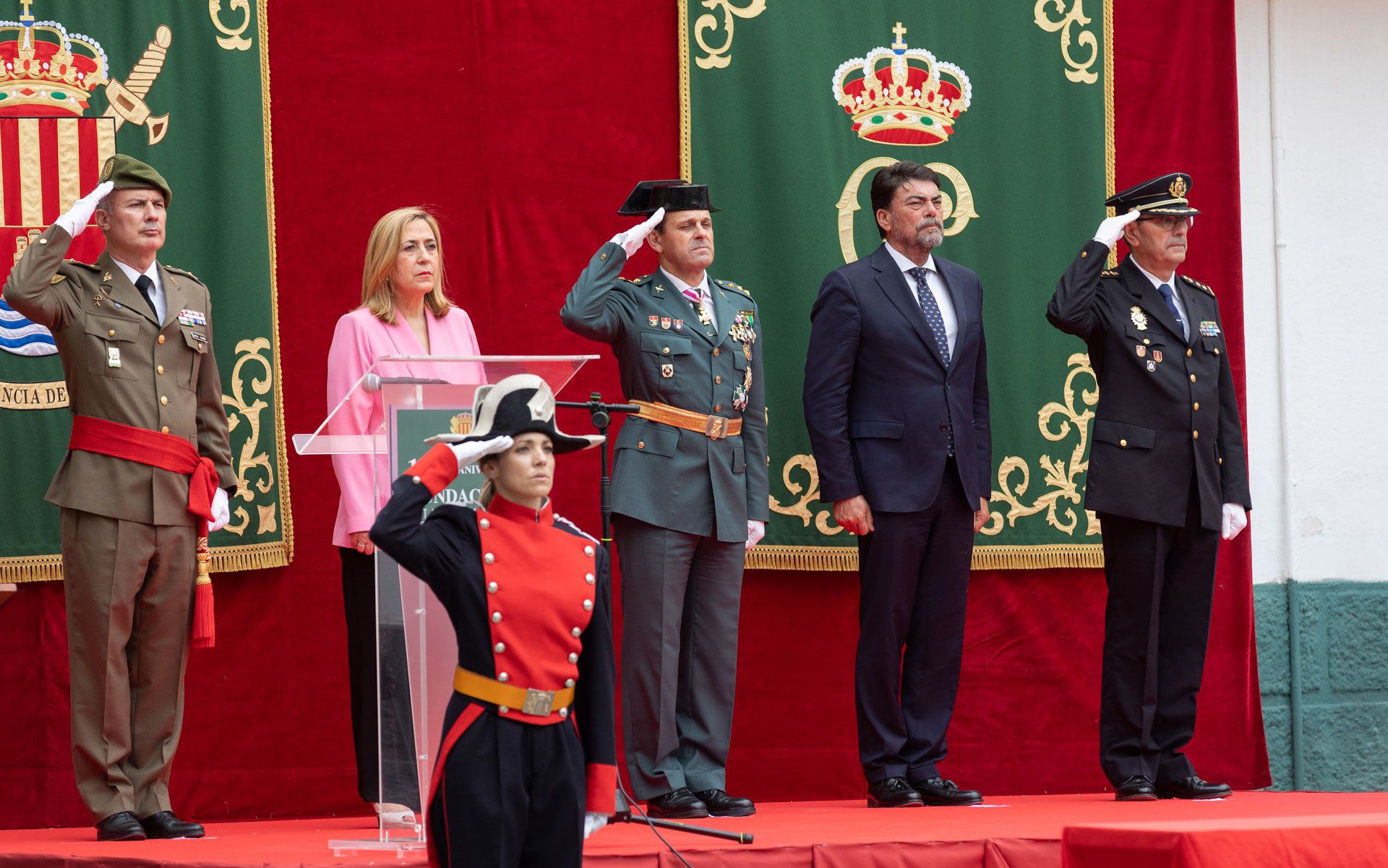 La Comandacia de Alicante celebra el 179 Aniversario de la creación de la Guardia Civil