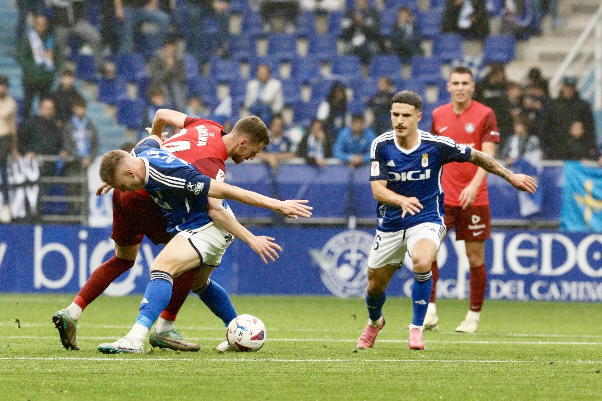 Así fue el partido entre el Oviedo y el Andorra