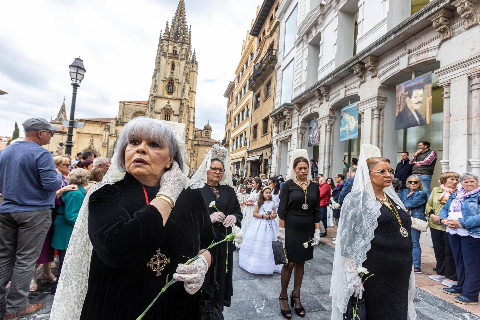 Celebración del Corpus en la Catedral de Oviedo