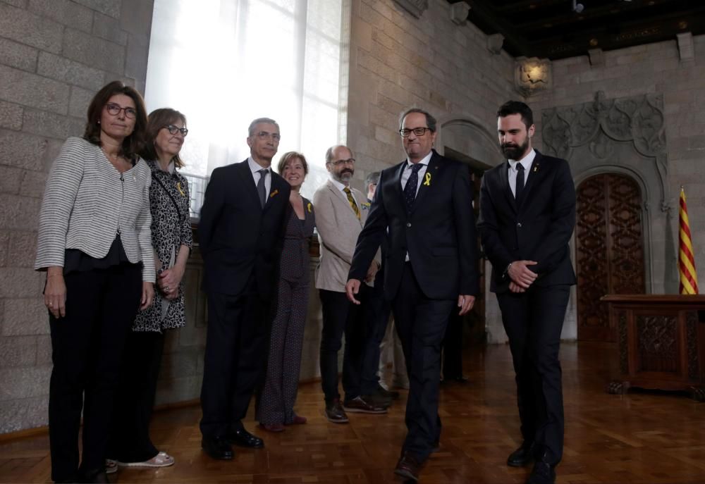 Torra pren possessió com a 131è president de la Generalitat