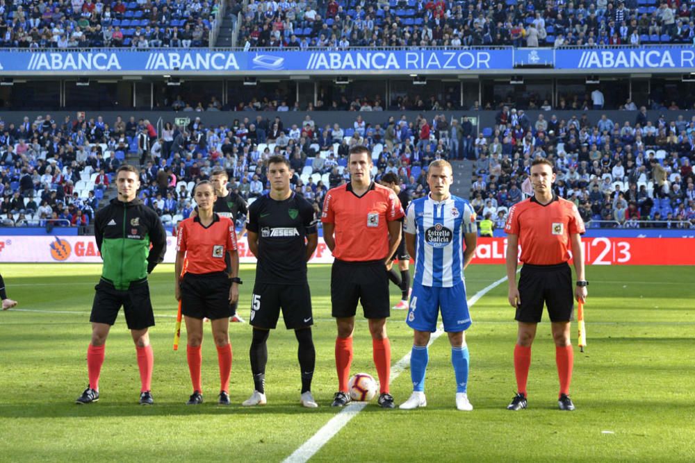 El Málaga CF consigue un trabajado punto en su visita a Riazor que pudo acabar en victoria pero también en derrota