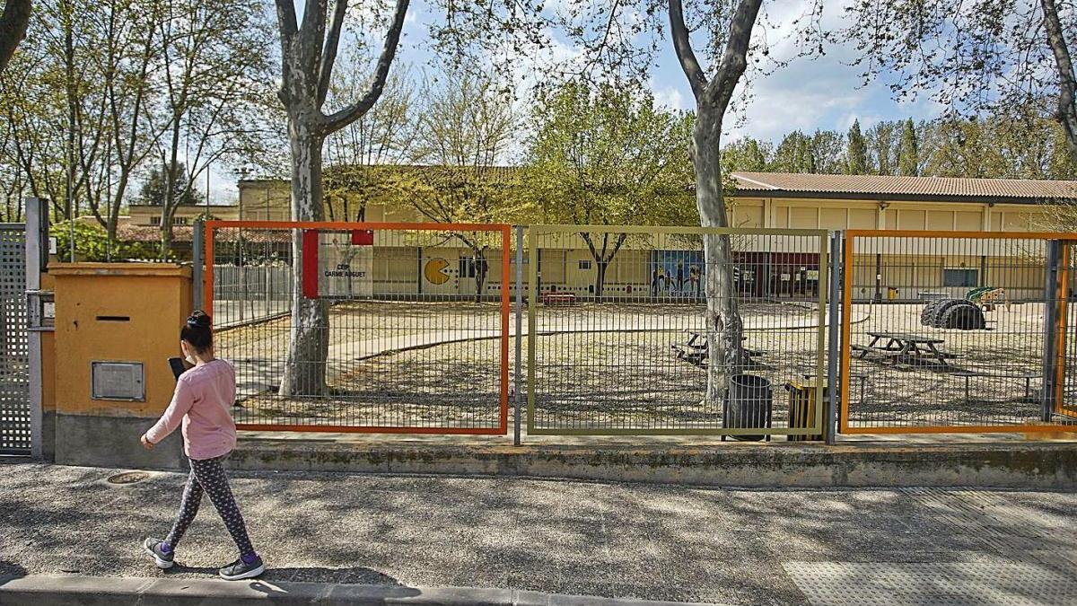 L&#039;escola Carme Auguet, al barri de Pont Major de Girona.