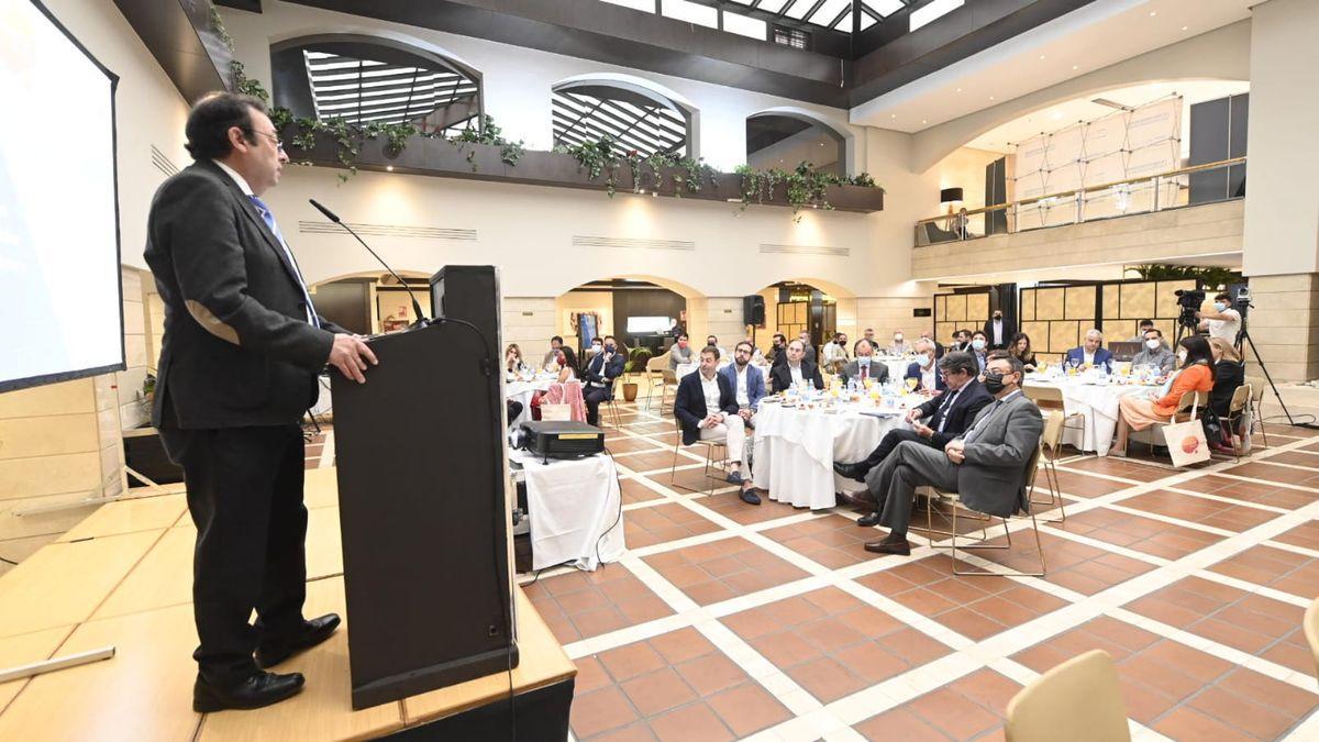 Juan Vicente Bono, presidente de Asebec, en su intervención.