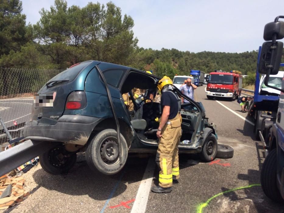 Accident mortal a Castellfollit del Boix