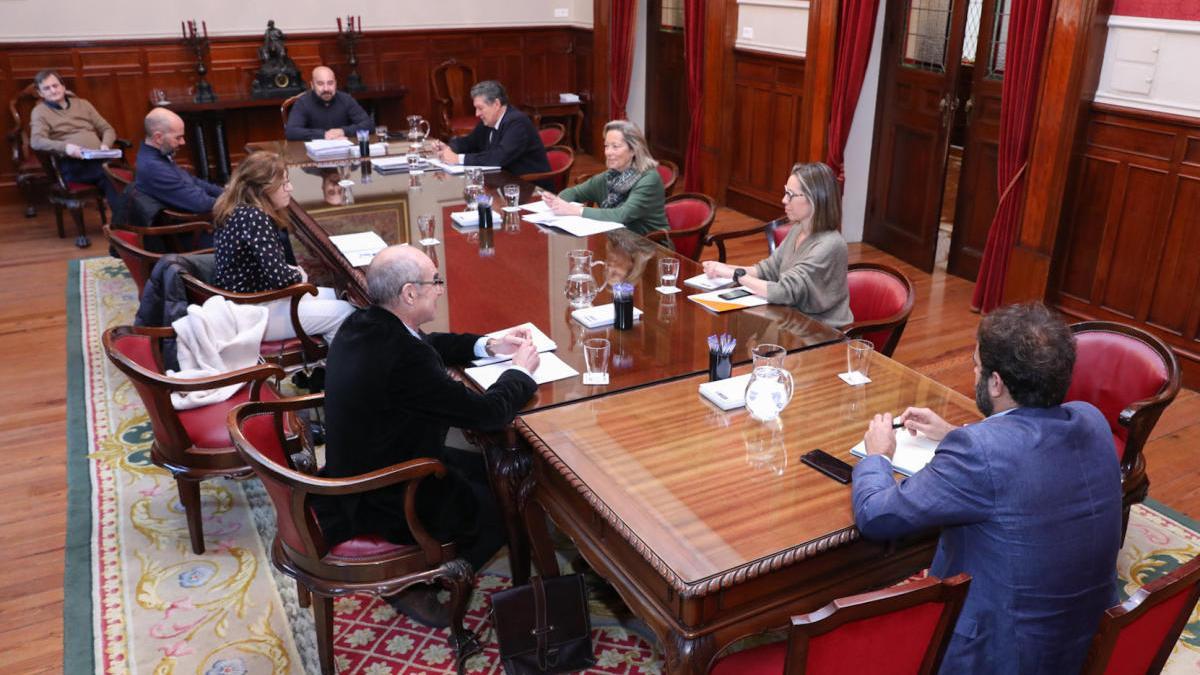 Comisión de Facenda celebrada esta mañana.