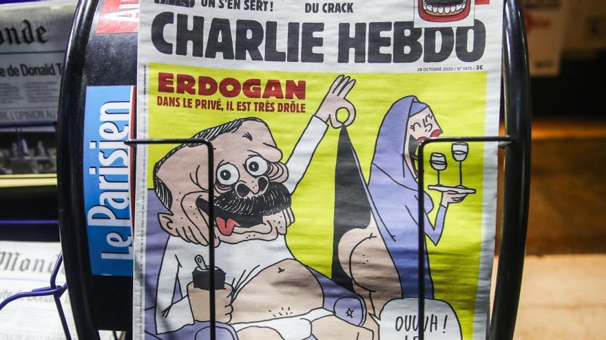 La caricatura de Erdogan.