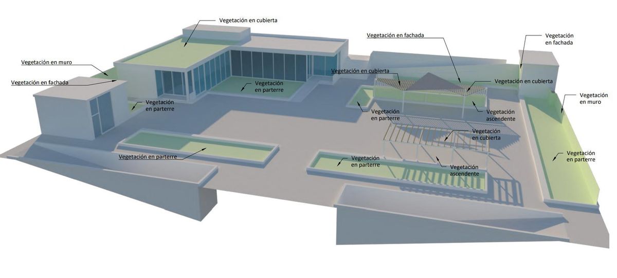 Plano del proyecto de la plaza La Uixola