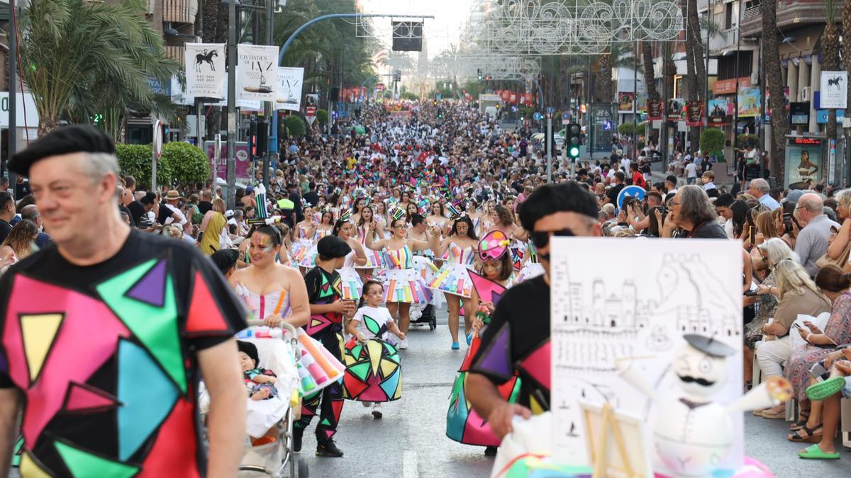 El Desfile del Ninot de las Hogueras del año pasado