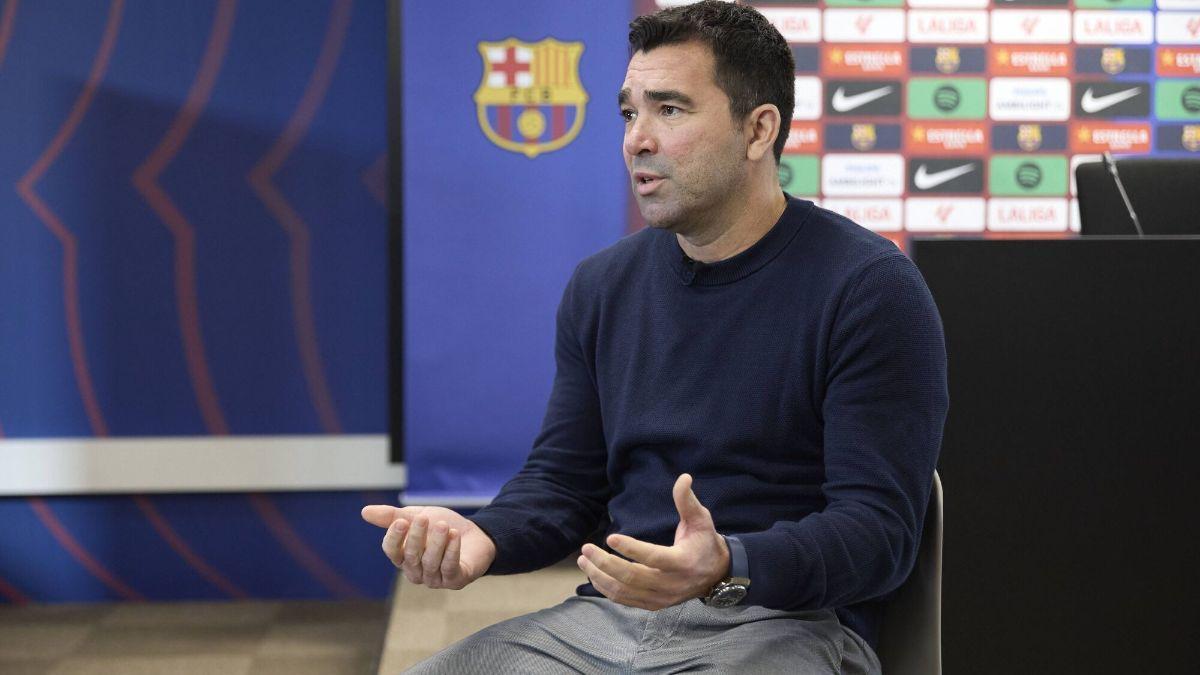 Deco, durante la entrevista con SPORT