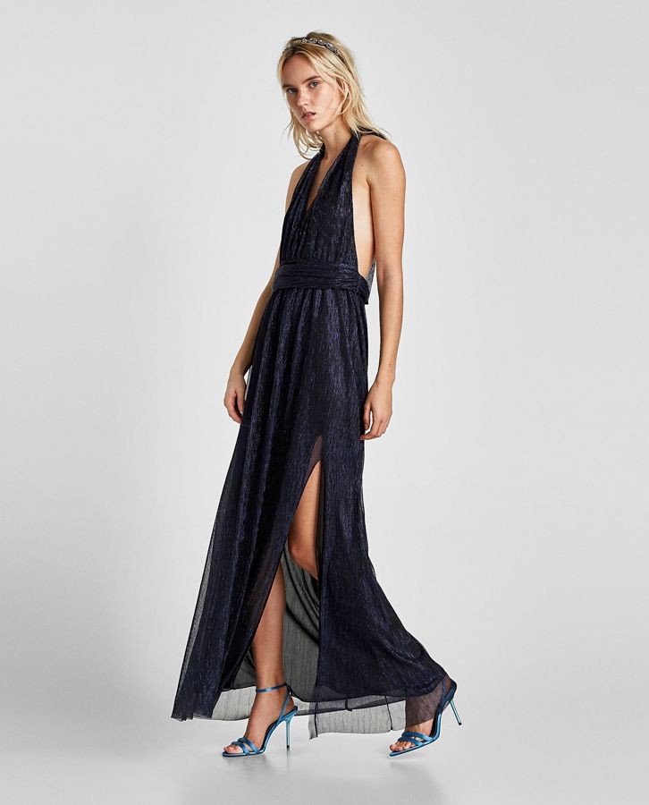 'Shopping' para el Black Friday: vestido largo con brillo, de Zara