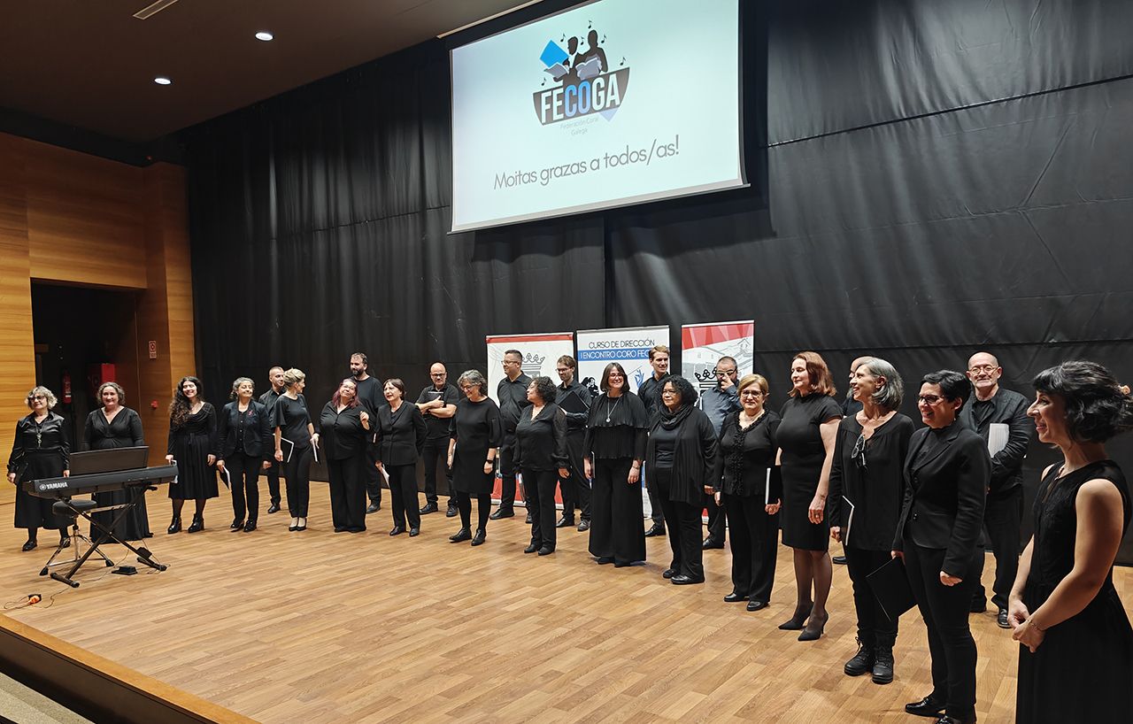 Encuentro del coro de la Federación Coral Galega.