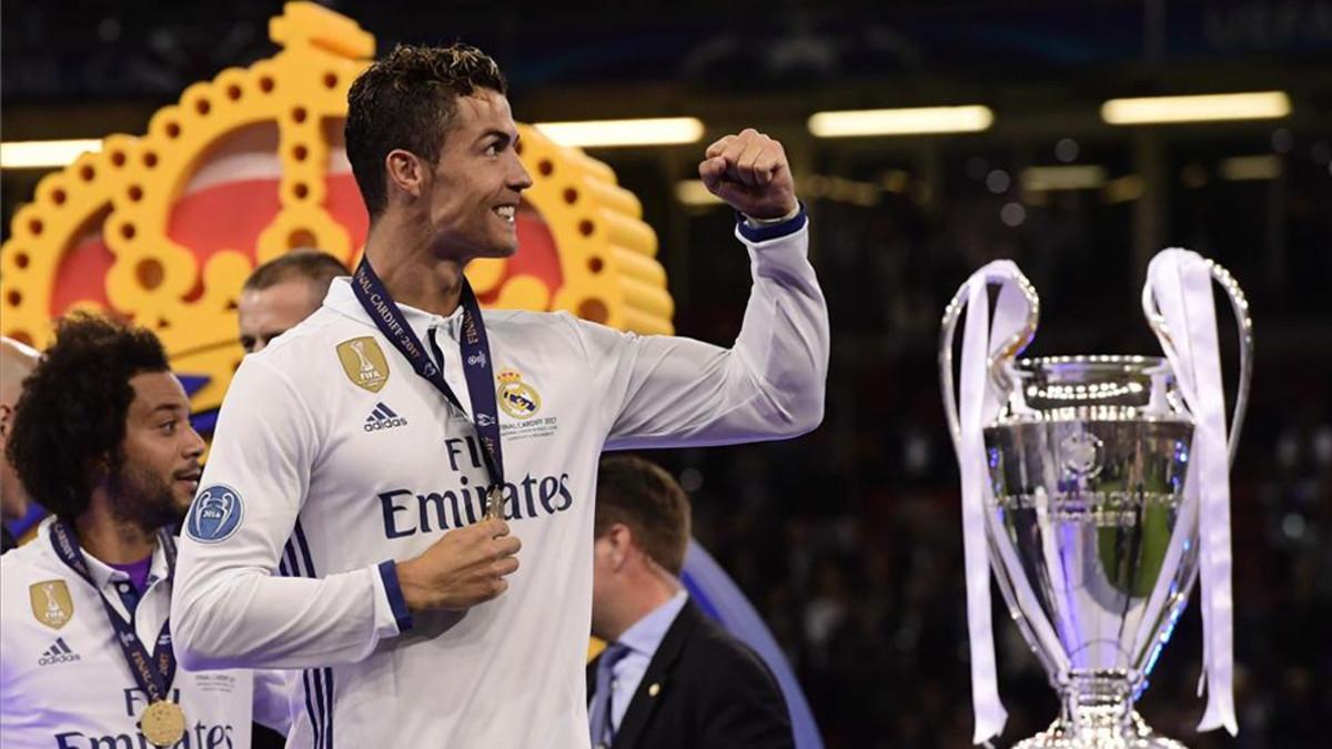 Cristiano, con la Champions League