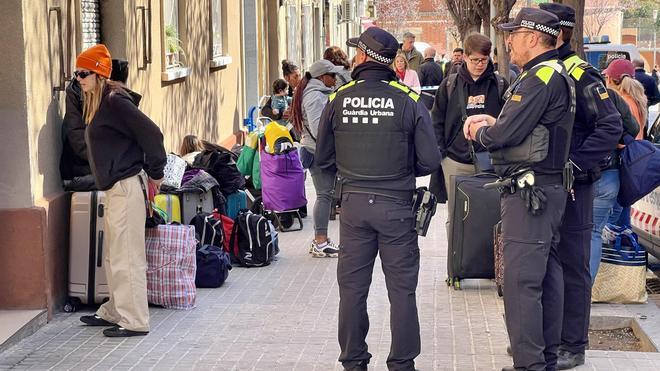 Nuevo desalojo de un edificio en Badalona, el sexto desde el derrumbe de la calle del Canigó