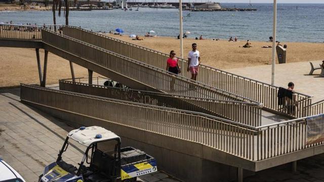 Zona de la Barceloneta on es va produir l’apunyalament.  | MARC ASENSIO CLUPÉS