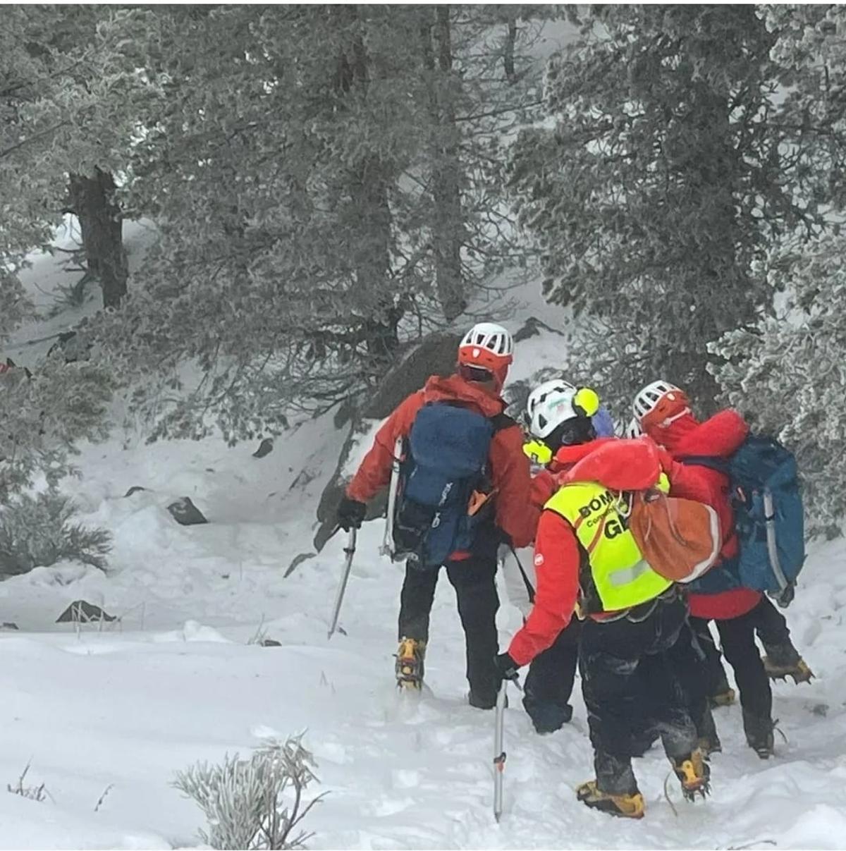 Imagen de un rescate del GERA.