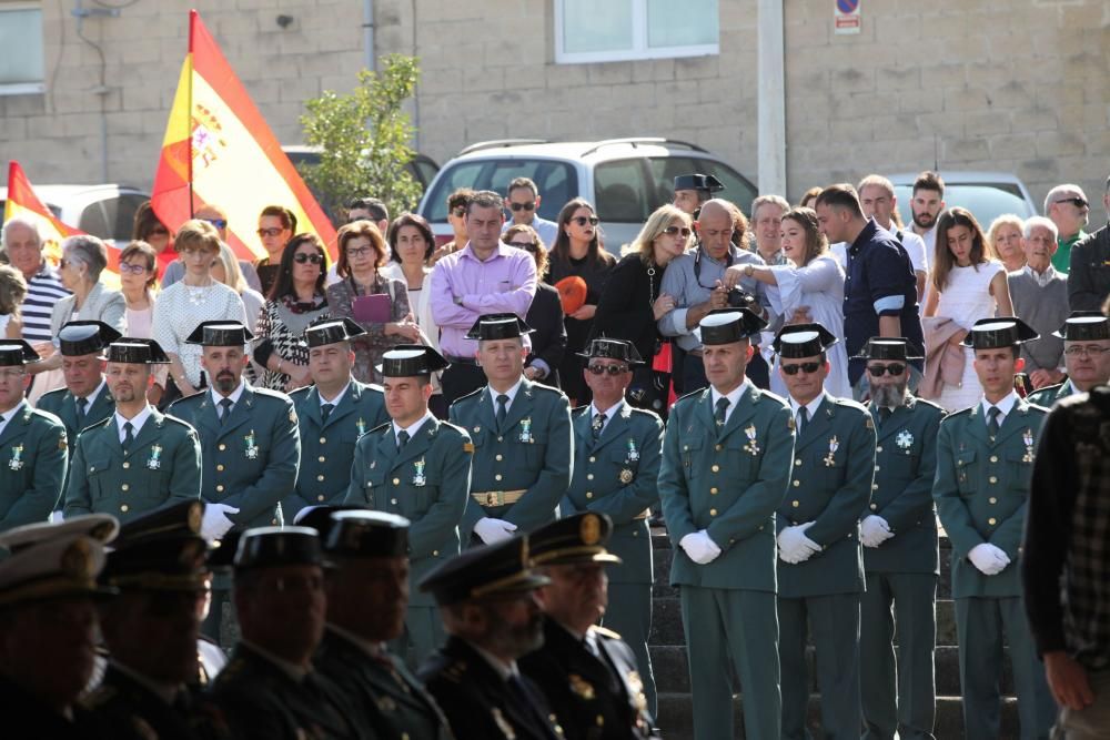 Actos del Día de la Hispanidad en la comandancia de la Guardia Civil de Gijón