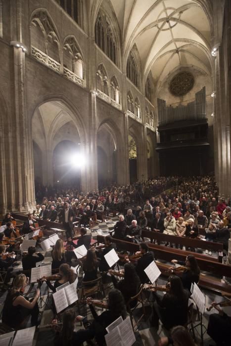 Concierto de Navidad de la orquesta de la Universidad de Oviedo en la Catedral