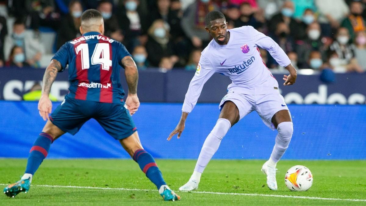 Dembélé, el jugador del Barça que participa en más goles