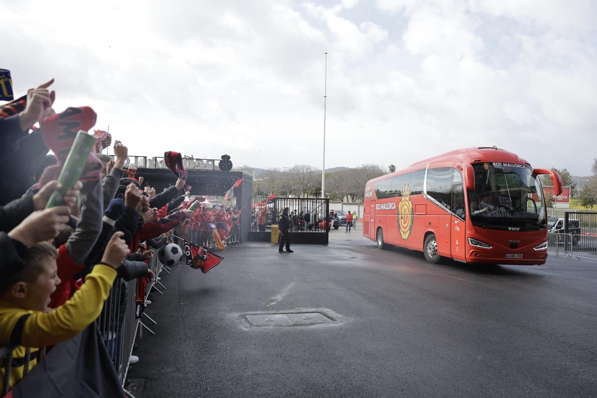 Recibimiento al Real Mallorca en Son Moix