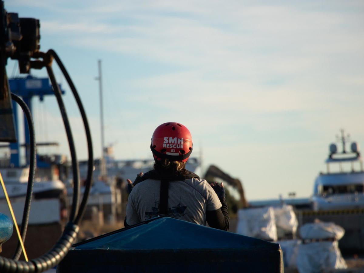 Tripulante de la embarcación.