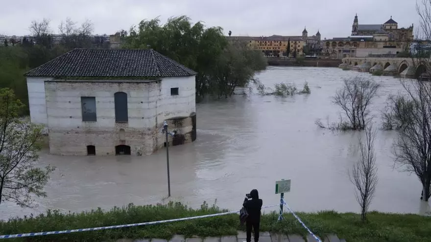 Córdoba sigue en fase de emergencia 1 tras once desalojos, aunque el río baja a umbral naranja