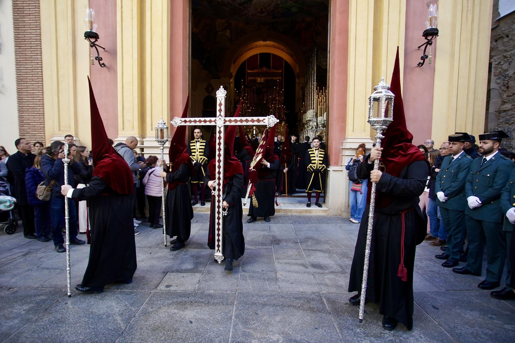 Salida procesional de la Cofradía de Las Penas, el Martes Santo de 2024.
