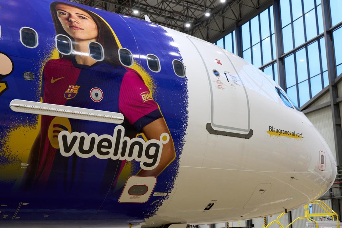 Vueling y el Barça Femenino presentan el nuevo avión del equipo inspirado en la trayectoria de sus jugadoras