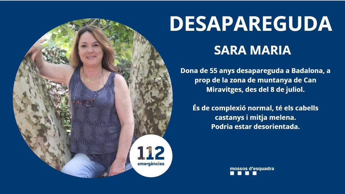 Desaparecida una mujer de 55 años en Badalona