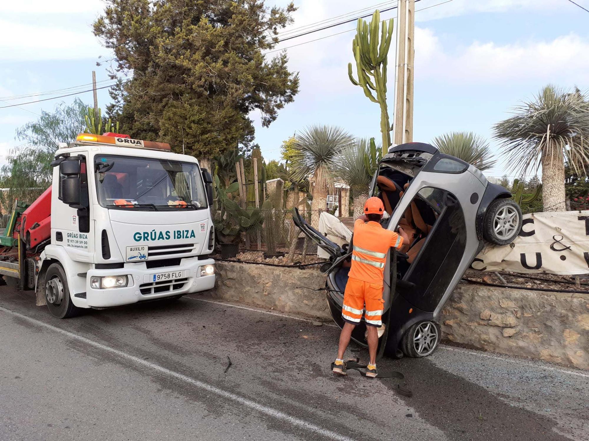 Accidente de tráfico carretera Porroig